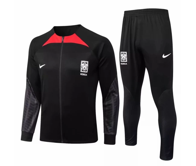 South Korea Black Training Presentation Football Tracksuit 2022-23