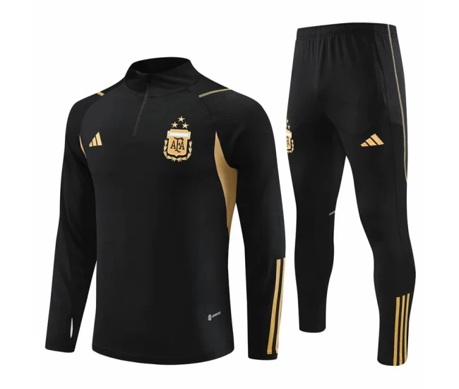 Argentina Black Training Technical Football Tracksuit 2024-25