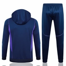 Argentina Navy Hooded Training Football Tracksuit 2024-25