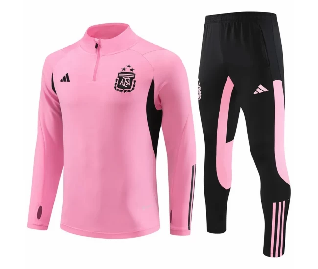 Argentina Pink Training Technical Football Tracksuit 2024-25