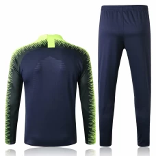 Brazil Royal Blue Stripe Training Football Tracksuit 2018/19