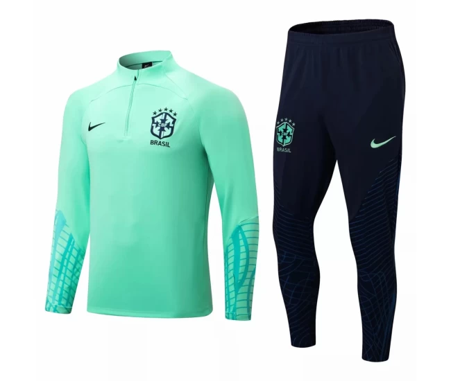 Brazil National Team Green Training Technical Football Tracksuit 2022-23