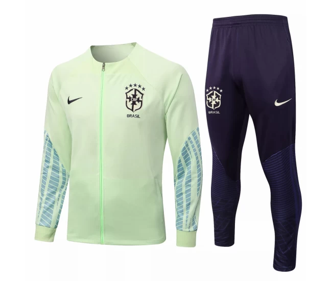 Brazil National Team Lemon Training Presentation Football Tracksuit 2022-23