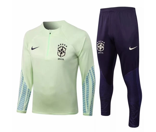 Brazil National Team Lemon Training Technical Football Tracksuit 2022-23