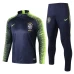 Brazil Royal Blue Stripe Training Football Tracksuit 2018/19