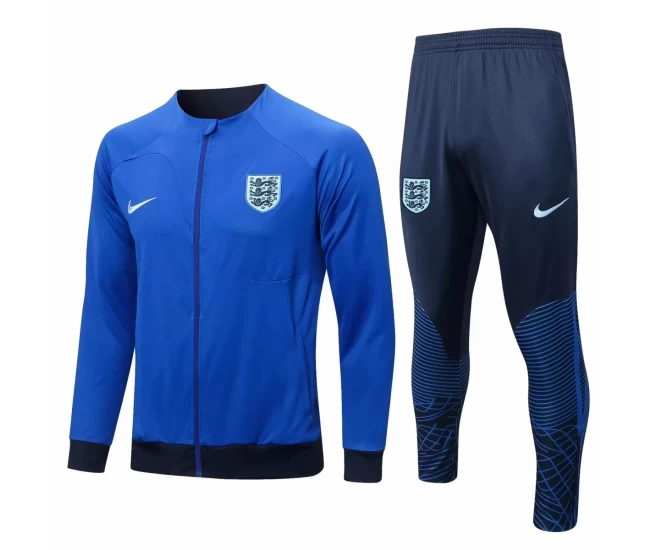 England Blue Training Presentation Football Tracksuit 2022-23