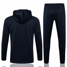 England Navy Training Hooded Presentation Football Tracksuit 2021-22