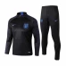 England Stripe Black Training Football Tracksuit 2018/19 - Kids