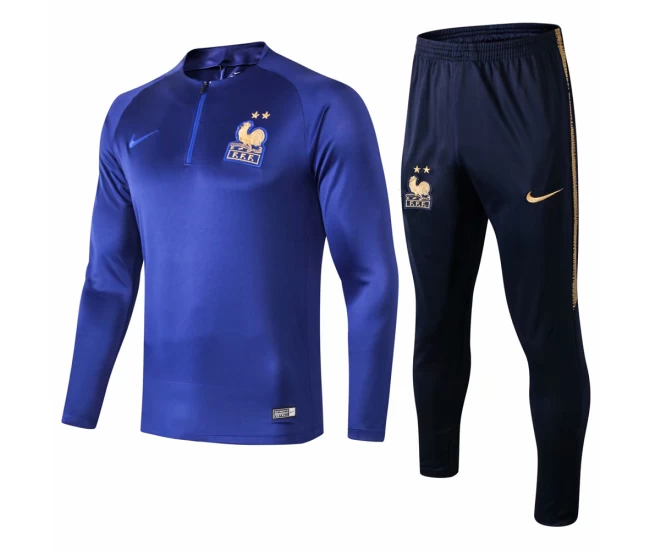 France Blue Training Technical Football Tracksuit 2019/20