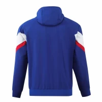 France Mens Hooded Windbreaker Football Jacket 2024-25