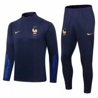 France National Team Navy Training Technical Football Tracksuit 2022-23