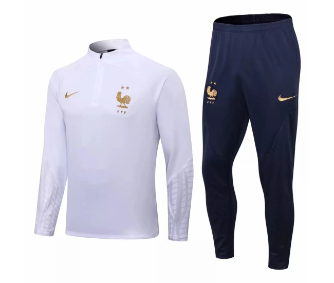 France National Team White Training Technical Football Tracksuit 2022-23