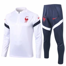 France White Training Technical Football Tracksuit 2020