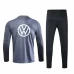 Germany Deep Grey Tech Training Football Tracksuit 2020