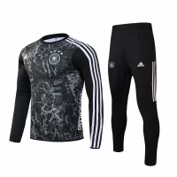 Germany Black Training Sweat Football Tracksuit 2020