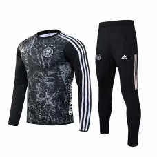 Germany Black Training Sweat Football Tracksuit 2020