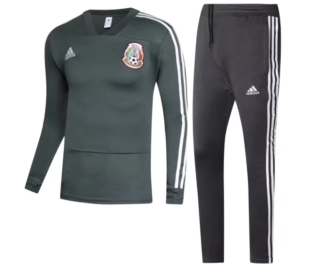 Mexico Dark Green Presentation Training Football Tracksuit 2018/19