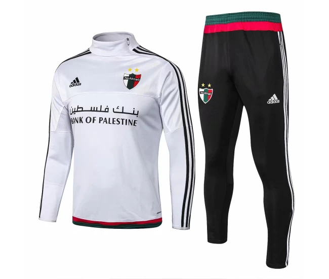 Palestine White Training Technical Football Tracksuit 2015/16