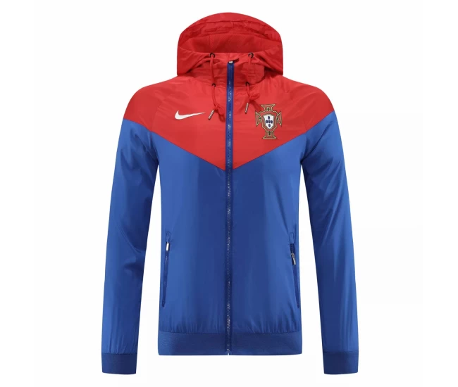 Portugal Blue Windrunner Jacket 2022-23