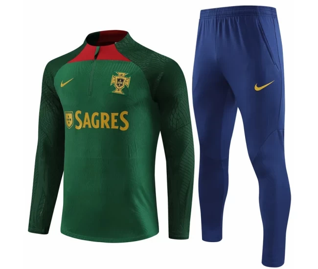 Portugal National Team Green Training Technical Football Tracksuit 2024-25