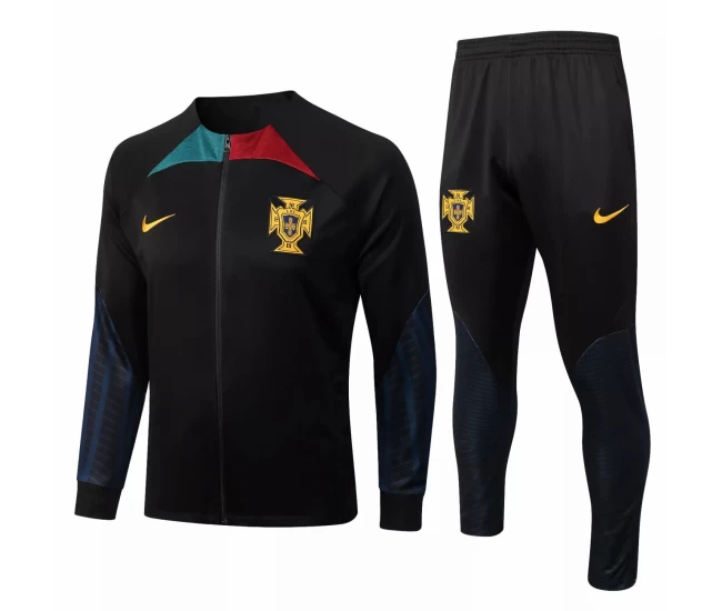 Portugal National Team Black Training Presentation Football Tracksuit 2022-23