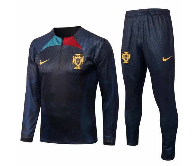 Portugal National Team Navy Training Technical  Football Tracksuit 2022-23