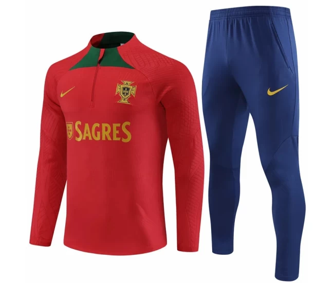 Portugal National Team Red Training Technical Football Tracksuit 2024-25