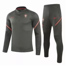 Portugal Team Deep Green Training Soccer Tracksuit 2020 2021