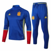 Spain Training Technical Football Tracksuit Euro 2016 Blue