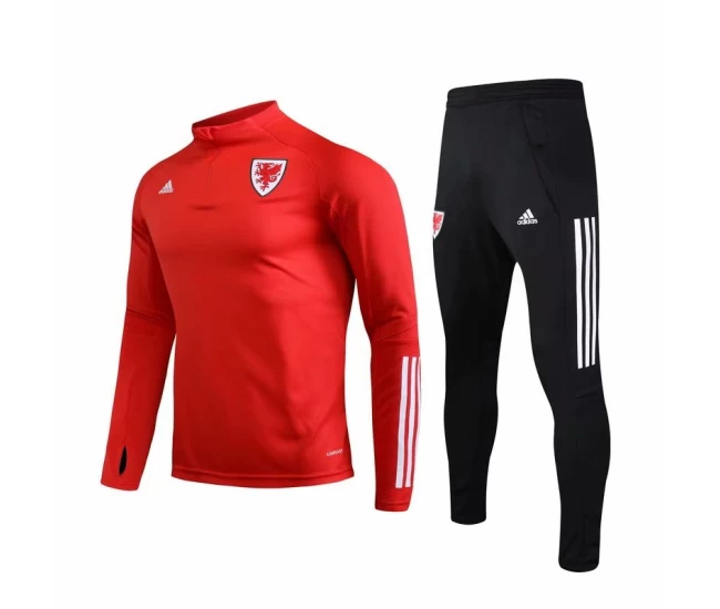 Wales Red Training Football Tracksuit 2020
