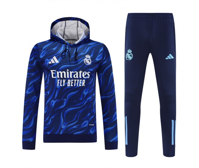 Real Madrid Hooded Training Football Tracksuit 2025-26